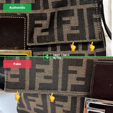 how to know if a fendi belt is real|real vs false Fendi.